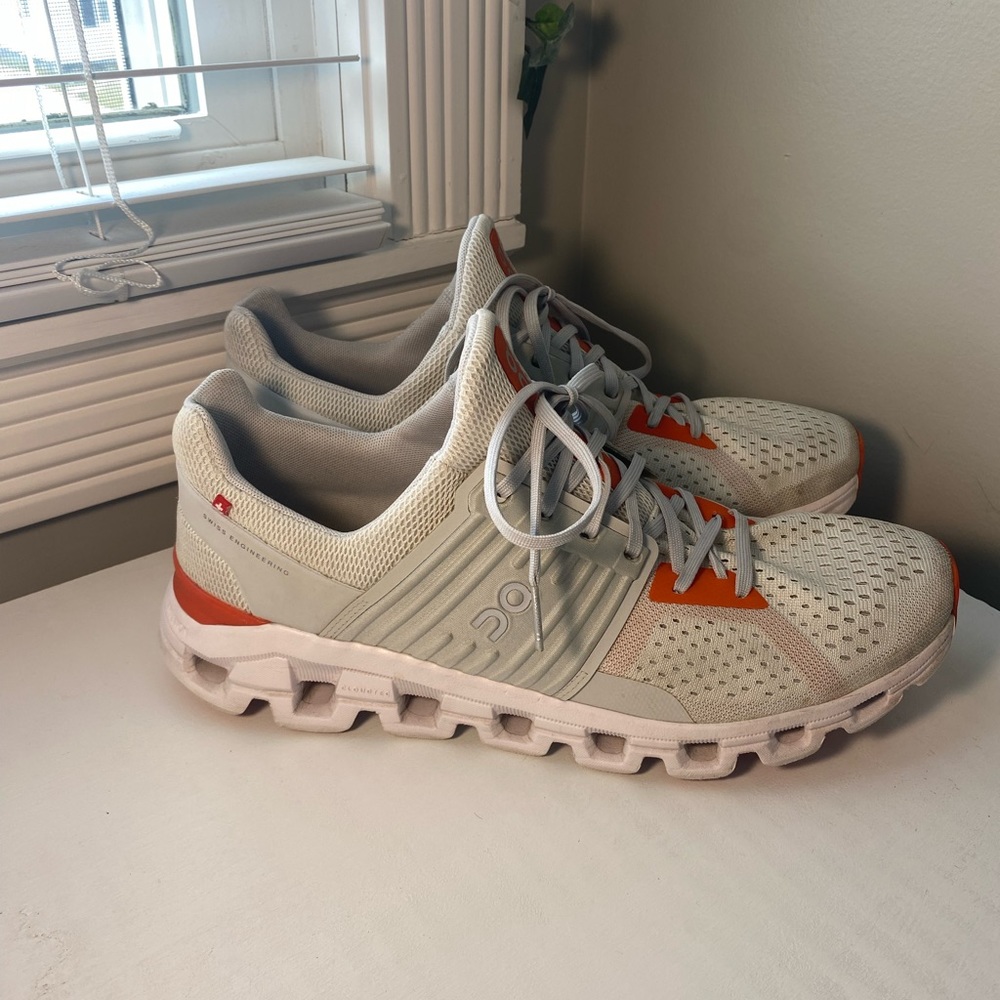 On Cloudswift 2.0 Men’s Running Shoes White Flame